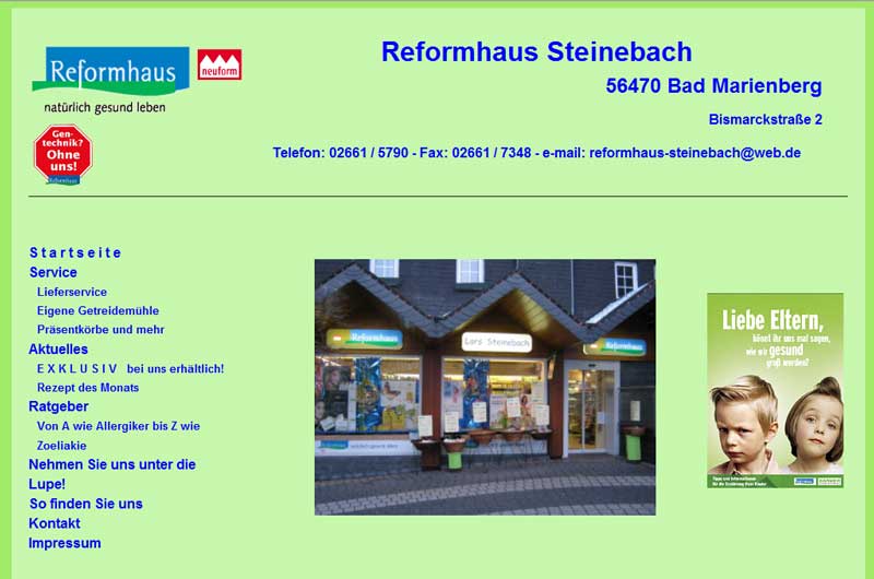 webseite-Steinebach